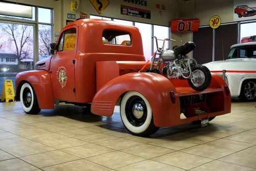 1950 ford f1 custom hauler show truck