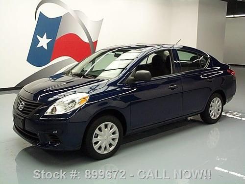 2012 nissan versa 1.6 s sedan automatic cd audio 10k mi texas direct auto