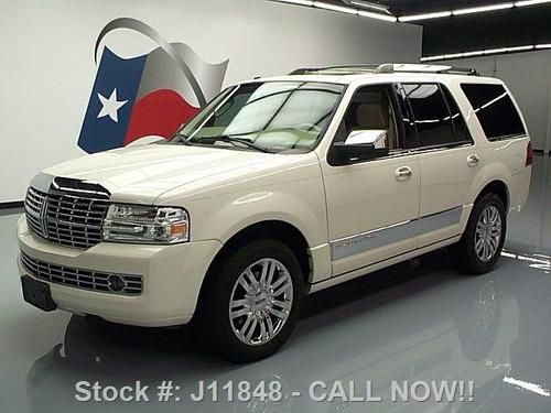 2007 lincoln navigator 8 pass sunroof nav dvd 20's 84k  texas direct auto