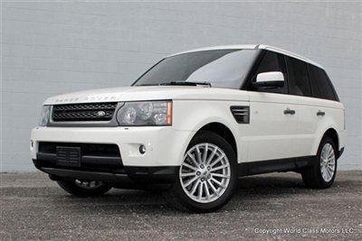 2010 1-owner land rover range rover sport, rare white, nav 09 10 11 12 warranty!