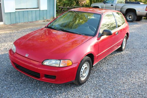 1993 honda civic cx hatchback 3-door 1.5l bone stock original very well kept!