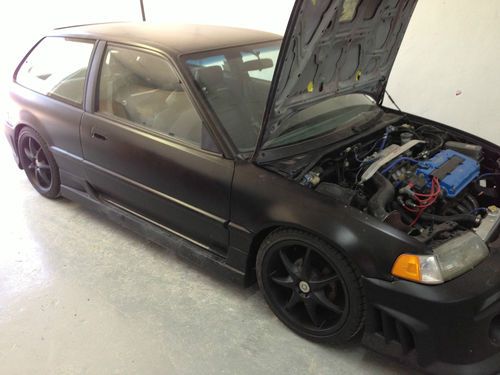 1990 honda civic base hatchback 3-door 1.6l