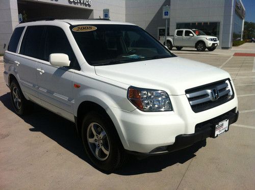 2007 honda pilot ex-l leather suv low miles 3rd row sunroof