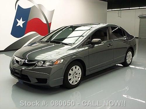 2010 honda civic vp sedan automatic cd audio only 33k texas direct auto