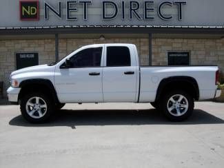 05 dodge crew cab 4wd 95k mi mt tires warranty v8 auto net direct auto texas