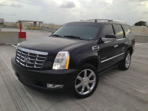 2011 cadillac escalade hybrid black awd clean