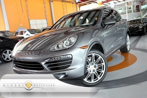 11 porsche cayenne awd 1-own 27k bose nav heat-sts rear-cam pdc moonroof