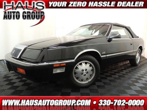 1988 chrysler lebaron convertible only 4k original miles!! like new!!!