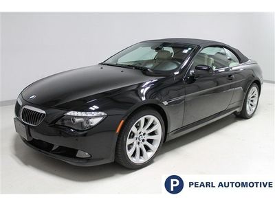 650i convertible 4.8l nav cd keyless start rear wheel drive power steering abs