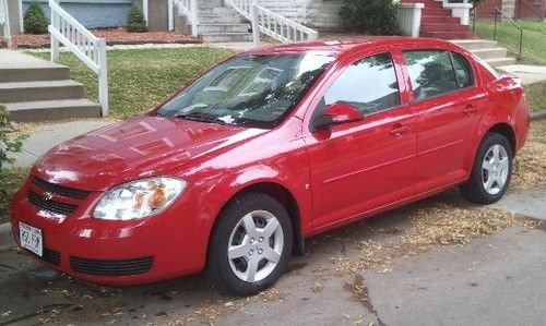 2007 chevrolet cobalt red lt sedan 4-door 2.2l