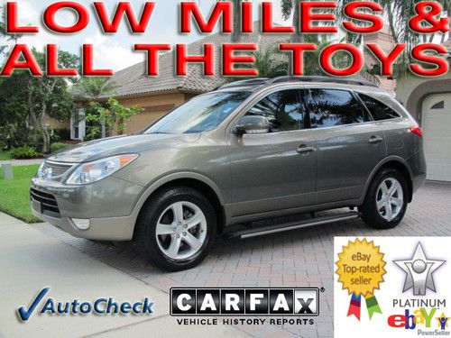 2009 hyundai veracruz gls * 43k mls * htd sts * leather * ipod * factory waranty