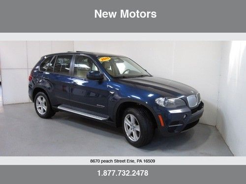 2011 bmw x5 xdrive35d suv 3.0l turbo diesel in deep sea blue with 37k miles