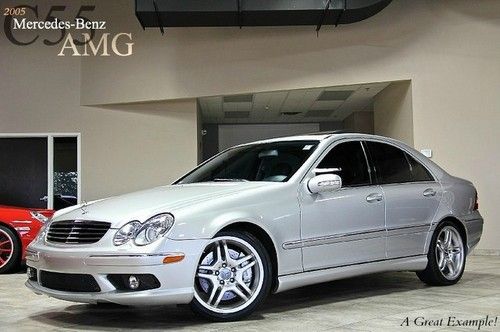 2005 mercedes benz c55 amg $60k + msrp navigation heated seats xenons loaded wow