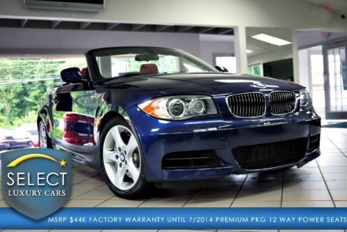 1 owner 135i convertible 6-speed premium pkg prem sound xenon new tires!