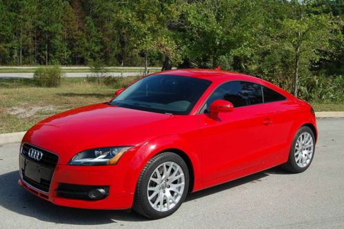 2008 audi tt 3.2 l quattro only 17k miles! cold a/c red w/ tan beautiful!