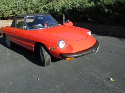 1975 alfa romeo 2000 veloce spider series ii us spec.model