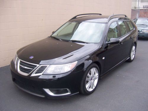 2008 saab 9-3 aero sportcombi | 2.8l v6 turbocharged, black | perfect condition