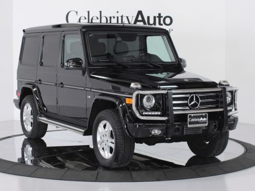 2013 mercedes benz g550 black/black wood wheel