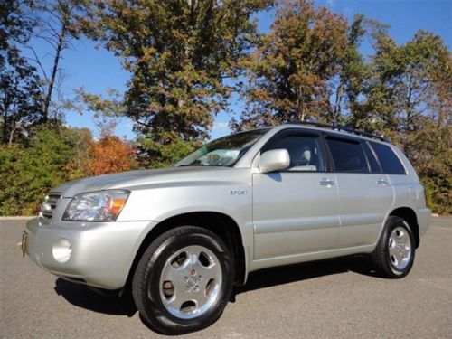 2006 toyota highlander sport 4x4 only 65k miles pwr roof 3rd seat loaded mint!