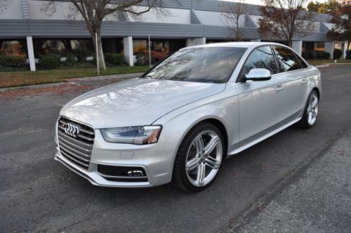 2013 audi s4 quattro premium plus b&amp;o clean carfax 1 owner low miles warranty