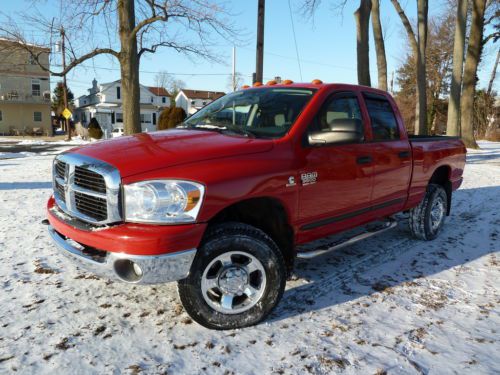 Dodge ram 3500 quad cab 4x4 4wd 6.7l cummins diesel 6-speed manual no reserve