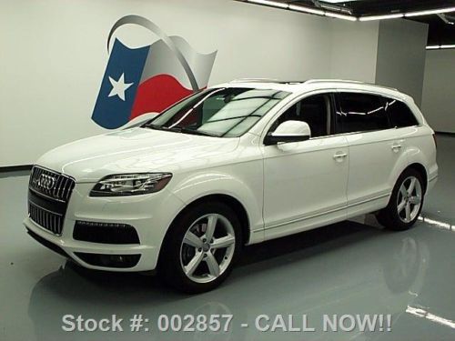 2010 audi q7 prestige tdi diesel awd nav dvd 20&#039;s 28k! texas direct auto