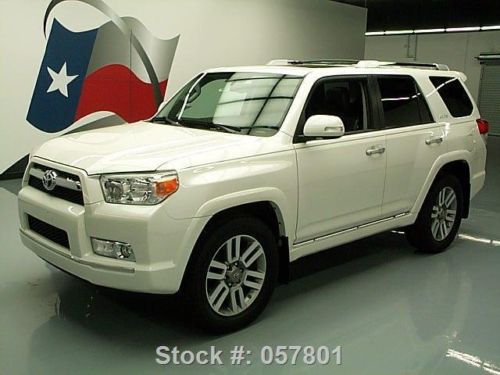 2011 toyota 4runner ltd 4x4 leather sunroof nav 32k mi texas direct auto