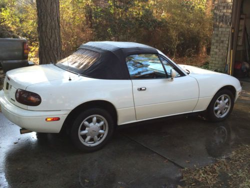 Mazda : mx-5 miata black interior 1992 miata 1.6l