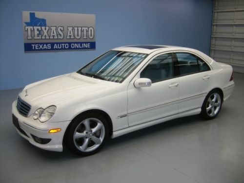 We finance!!!  2005 mercedes-benz c230 sport kompressor roof leather texas auto