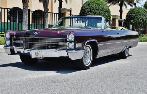 Absolutely pristine 1966 cadillac deville convertible folks museum quality sweet