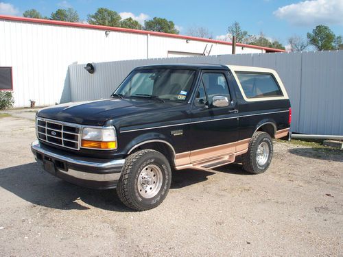 1995 ford bronco eddie bauer sport utility 2-door 5.8l