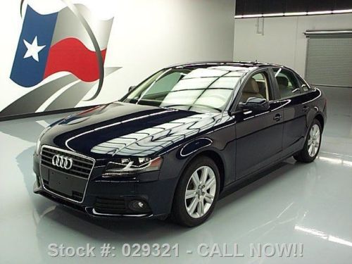 2011 audi a4 2.0t premium turbo sunroof leather 34k mi texas direct auto