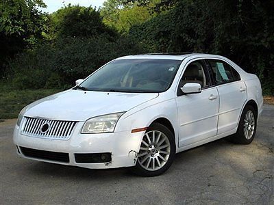 2007 mercury milan premier sedan automatic leather navigation sunroof