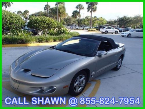 2001 pontiac firebird convertible, only 80,000 miles, rare combo, go topless!!