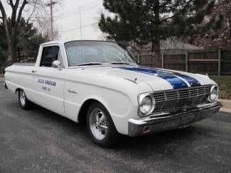 1963 white ranchero shelby clone! 289 cu. in., 4-speed neat! (not el camino)