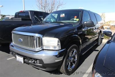 Ford excursion xlt 4 dr suv automatic gasoline 5.4l v8 black metallic