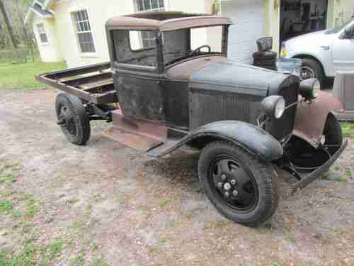 Buy used 1930 Model A AA Ford Truck Project ratrod rat rod hot rod ...