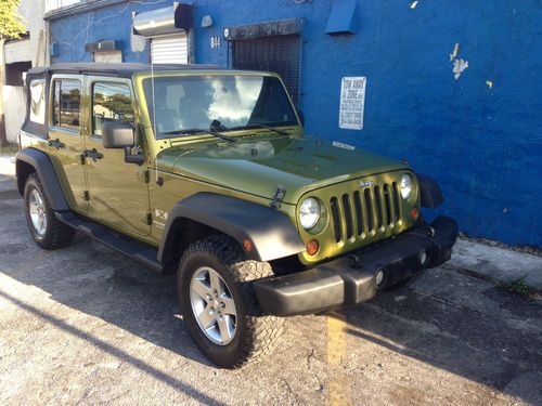 2007 jeep wrangler unlimited x sport utility 4-door 3.8l