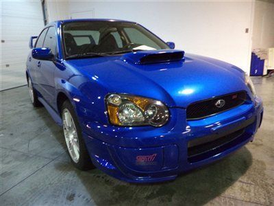 2005 subaru wrx sti 6 speed manual 6 disc cd turbocharged all wheel drive