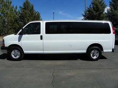 2012 chevy express g3500 1lt 3500 15 passenger van e-350 10 11 only 11,ooo miles