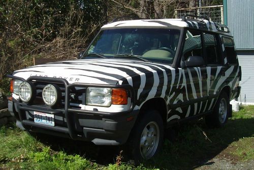 1997 unique zebra land rover discovery sd 5sp manual 4.0 v8