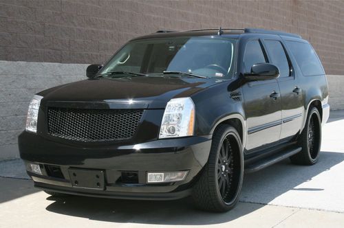 Black esv 26" asanti wheels nav dvd 17k in extras custom grill wilwood brakes