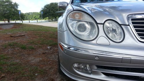 2003 mercedes e 500 silver on gray! beautiful car!