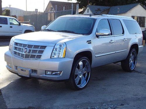 2012 cadillac escalade esv platinum damaged salvage vandalized loaded rare l@@k!