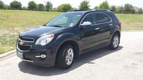 2012 chevrolet equinox fwd 4dr ltz 4 cyl black leather interior