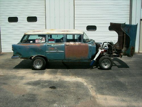 1955 chevrolet 4 door wagon ratrod gasser