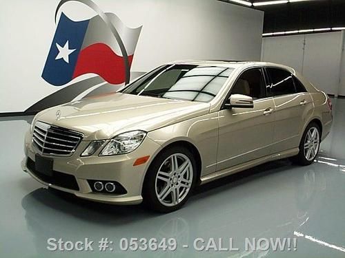 2010 mercedes-benz e350 sport sunroof nav rear cam 26k texas direct auto