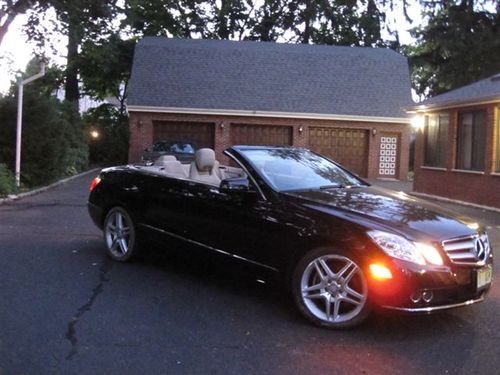 2011 mercedes-benz e350 convertible 2-door one owner new condition