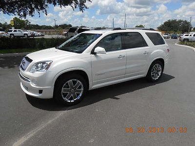 2011 gmc acadia fwd denali nav,sunroof, low low milage one owner