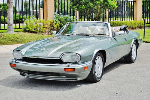 Magnificent last year 2x2 1996 jaguar xjs convertible mint right colors must see